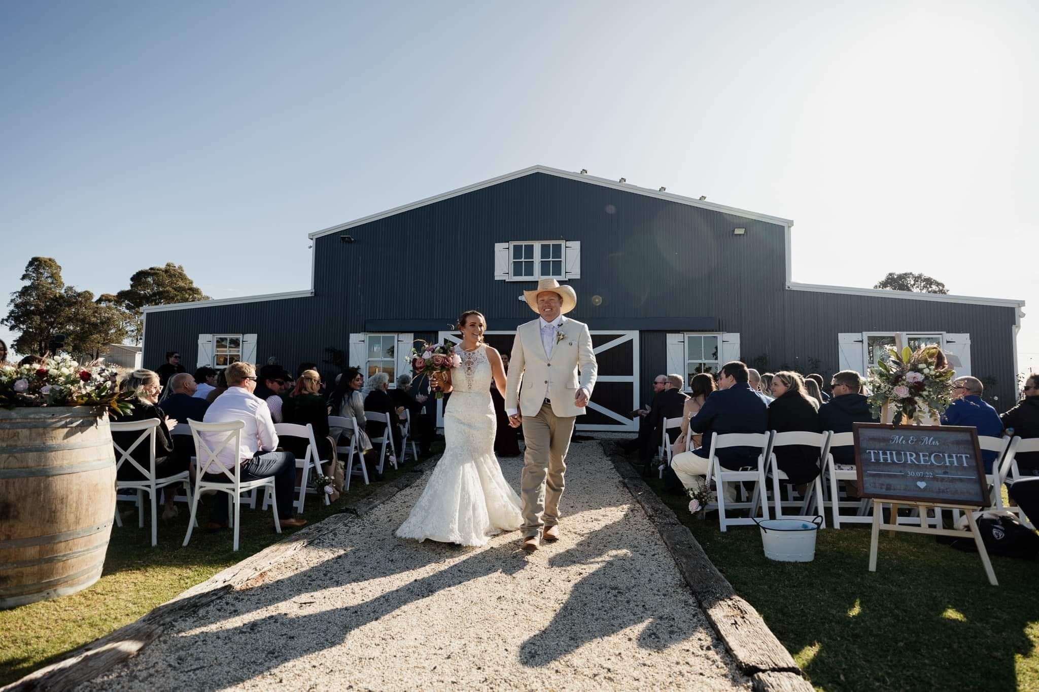 Ceremony Wedding Venue Toowoomba Aberfeldy Farm & Barn