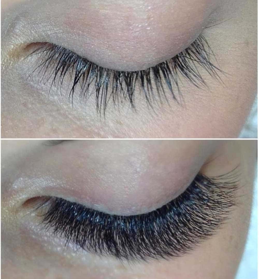 Before & After Lash Extensions