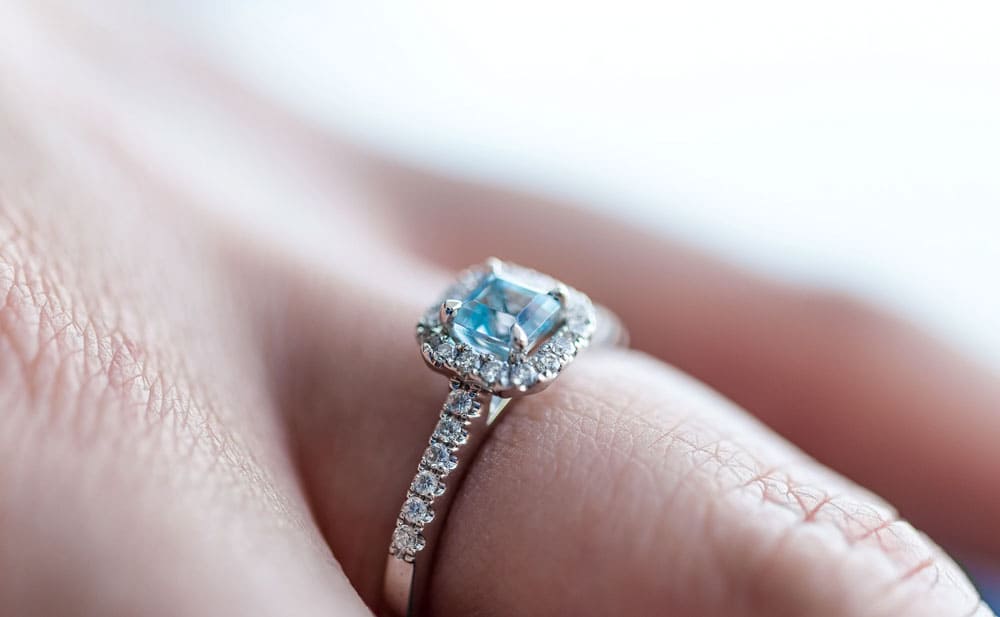 Blue Diamond Sydney Engagement Rings - Waldemar Jewellers