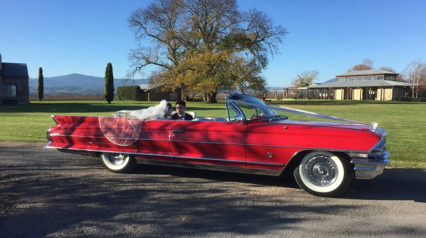 Wedding transport victoria Caddyman Cadillac