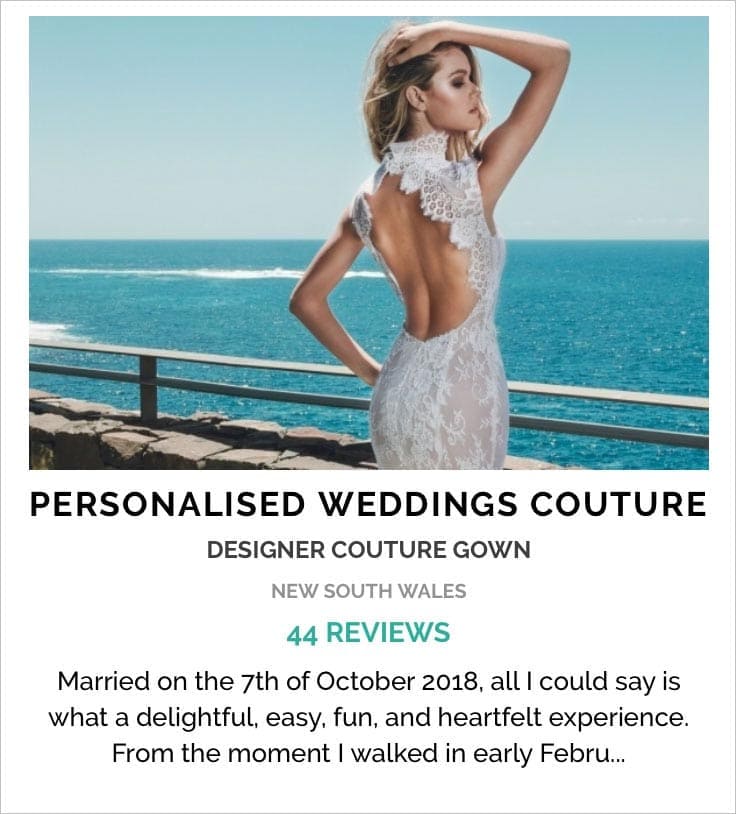 ABIA Reviews | Personalised Wedding Couture