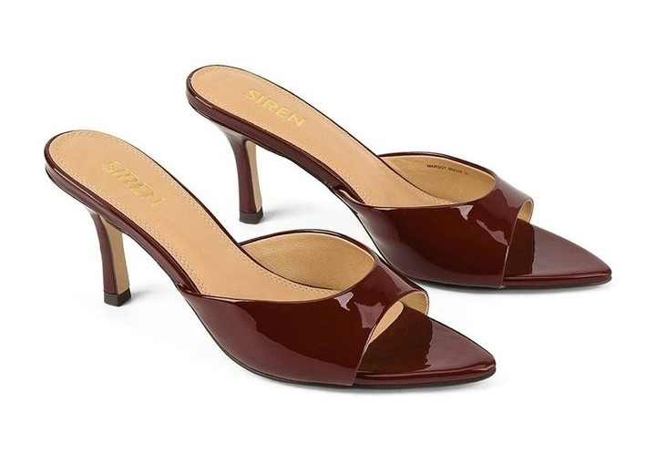 Red-wedding-ideas-inspiration-shoes-Siren-Margot-point-toe-mules-in-wine