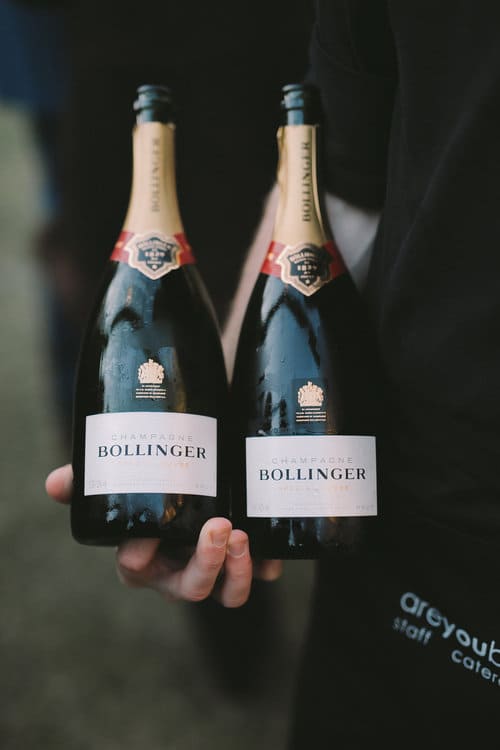 Bollinger Champagne - the perfect wedding beverage