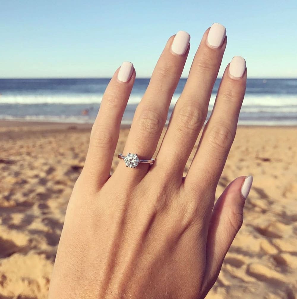 Sydney Halo Engagement Ring - Waldemar Jewellers