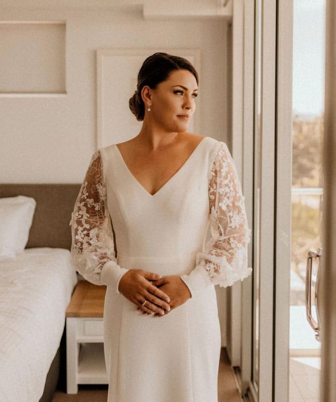 Wedding Dress with Sleeves Brisbane's Paddington Weddings