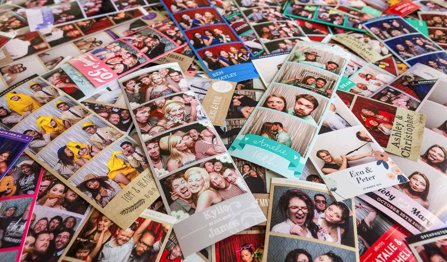 Adelaide Wedding Photo Booth Strips | James Field Photography