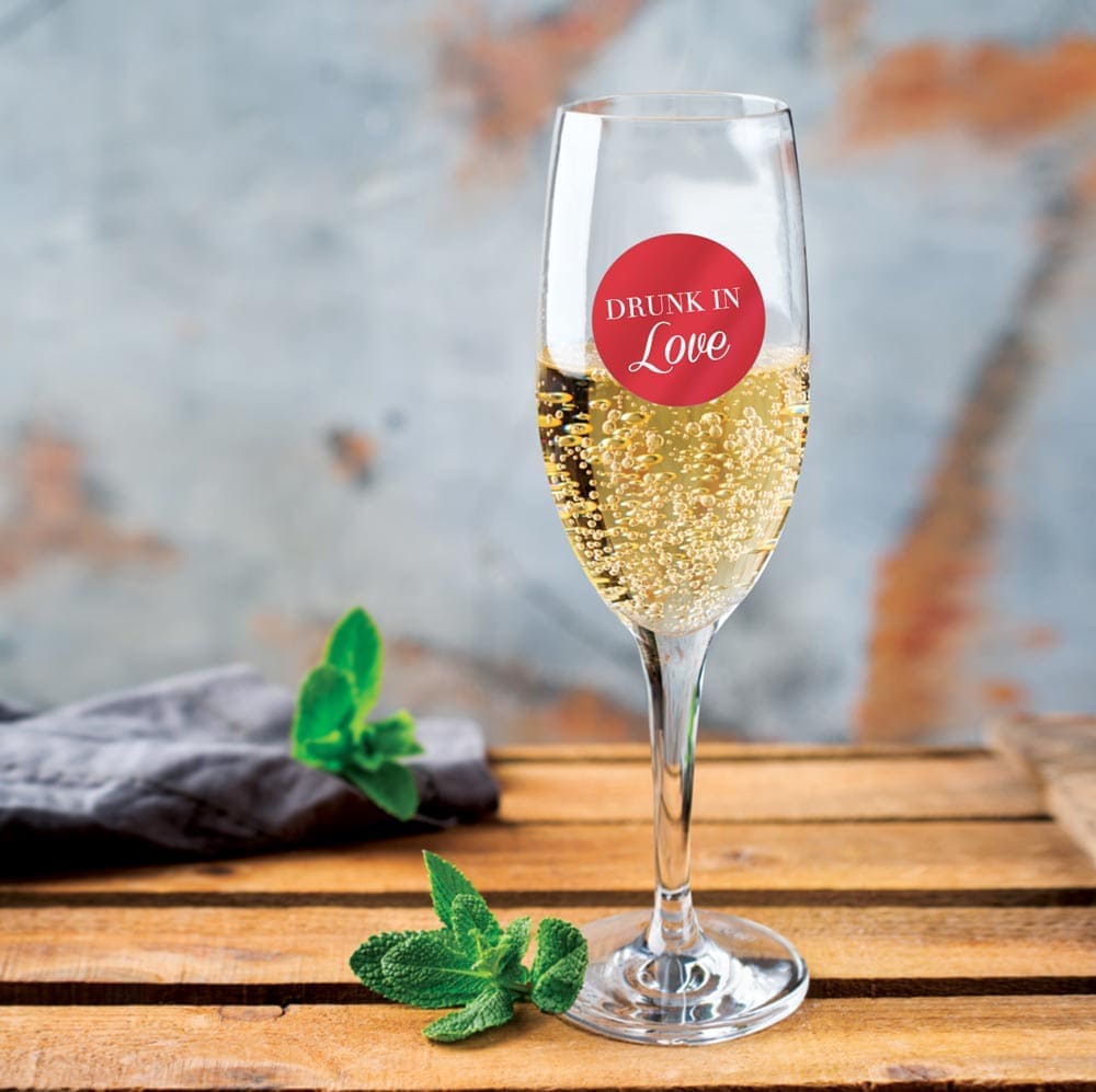 Personalised Champagne Glasses Wedding