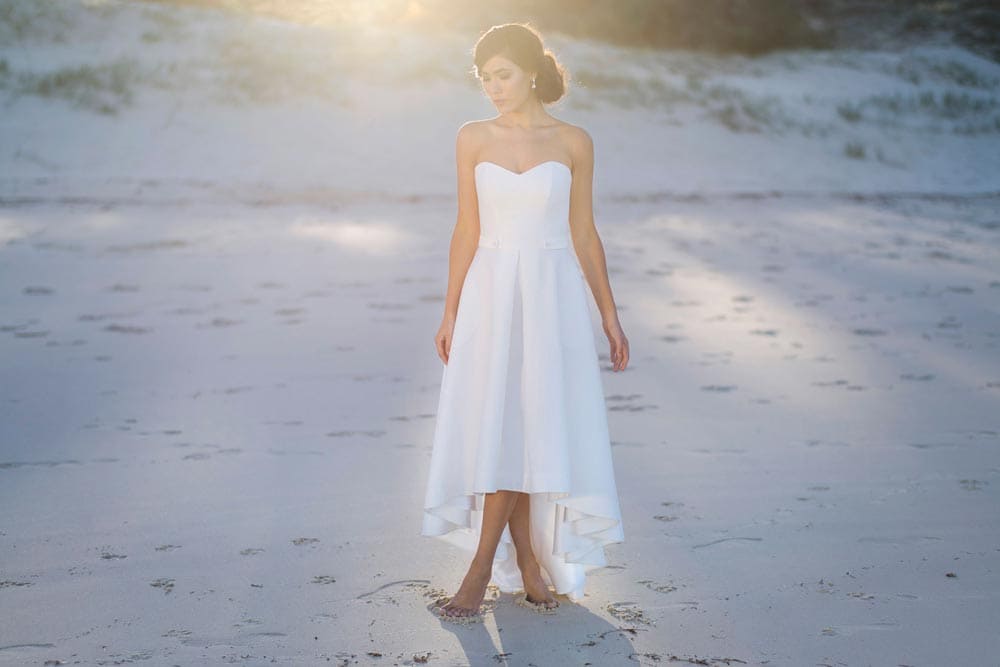 Short Wedding Dress for Beach 