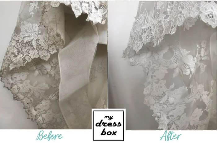 wedding dress cleaning professional