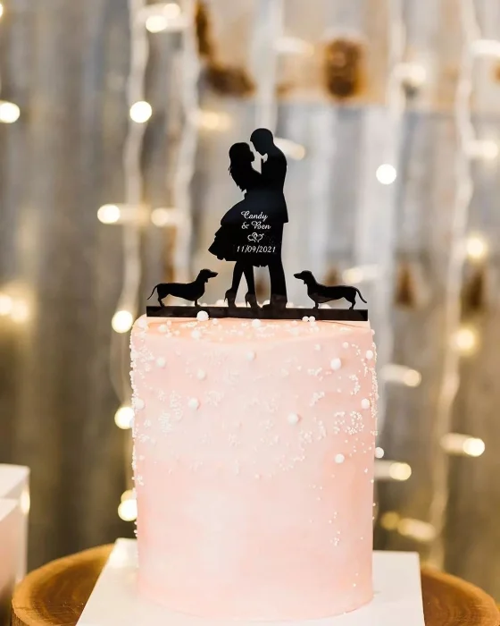wedding-pet-ideas-personalised-pet-cake-topper-Personalised-Favours-photo-Stories-With-Mel