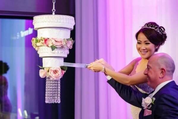 Would You Choose a Hanging Wedding Cake?