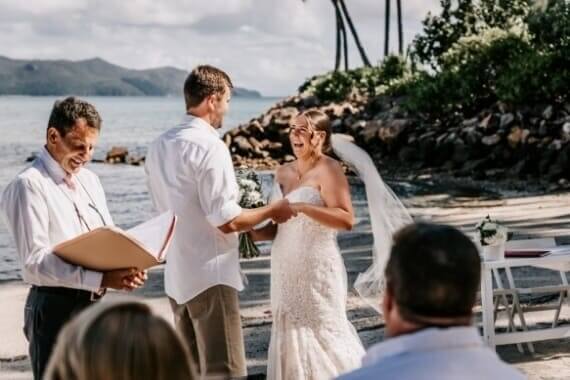 Tropical Beach Wedding on Hayman Island