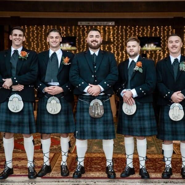 The Scotsman at the entrance to the Barn