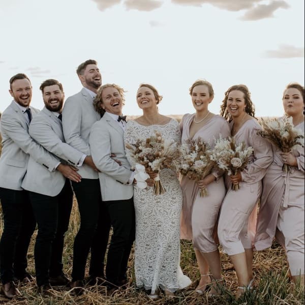 The Happiest Bridal Party!