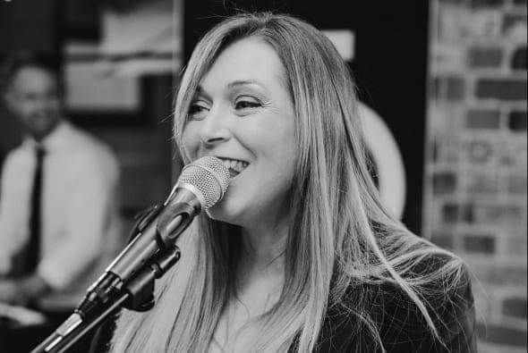 The amazingly talented Kate singing engaging the crowd!