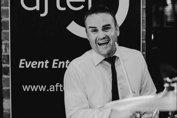 Happy Hamish keeping the beat!