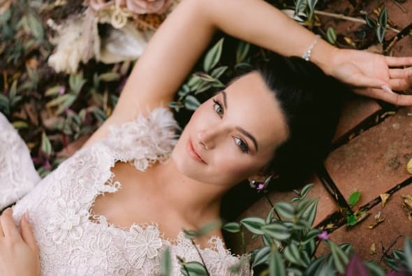 Amanda Higl Hair & Makeup - Helena Couture Designs Photo shoot - image Ben and Hope Photography