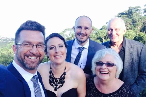 wedding with the family