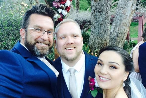 Rule 1: Always grab a selfie with the couple!