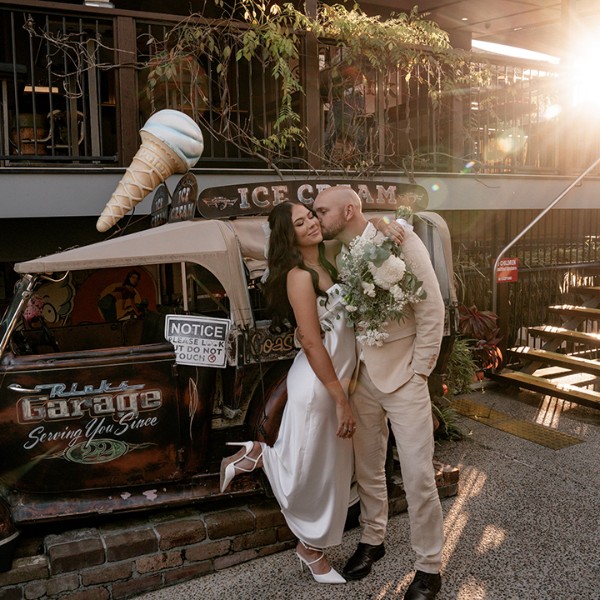 Tiff & Osca at Ricks Garage Sunshine Coast