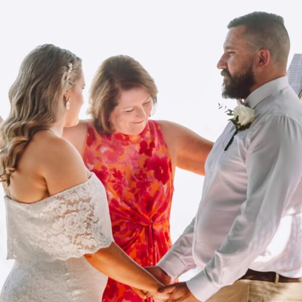 Celebrating getting married