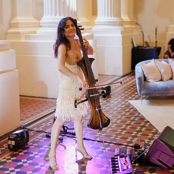 Cello performance at Melbourne Immigration Museum