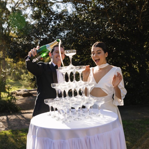 Champagne Tower at Fuit Loop Garden