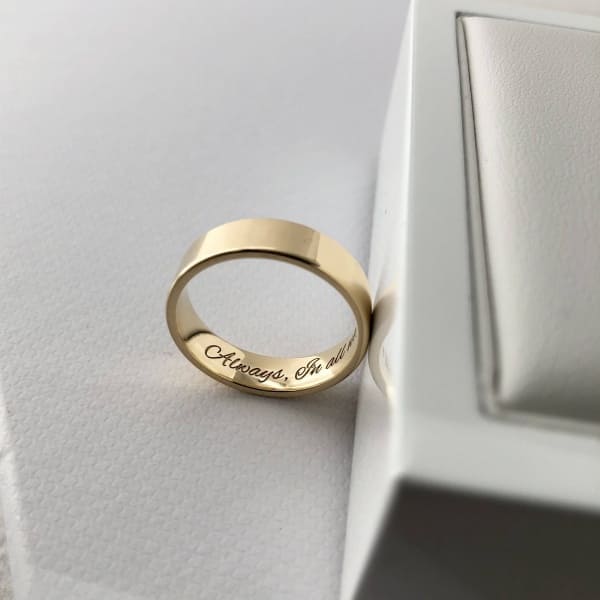 DORADO band with laser engraving