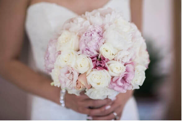 pastel pink bouquet