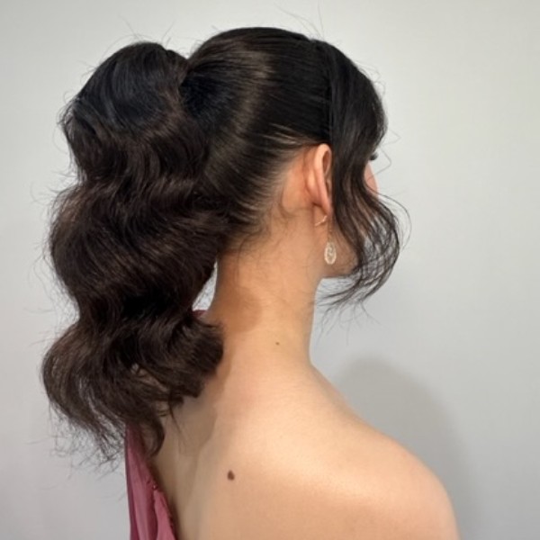Bridesmaid hair