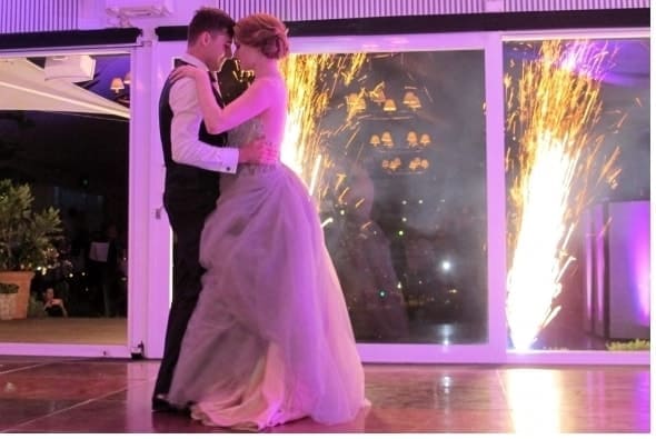 Beautiful 1st Dance photo of Matt and Cian who were  also in Queensland Brides magazine.