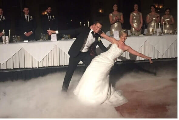 Great 1st Dance photo of Therese and Bryce who made the Queensland Brides magazine