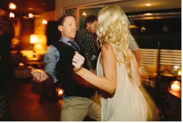 Great First Dance photo of Roxy and Luke which finished with the Pulp Fiction routine