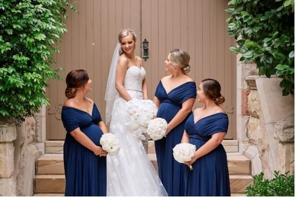 gorgeous bridal party