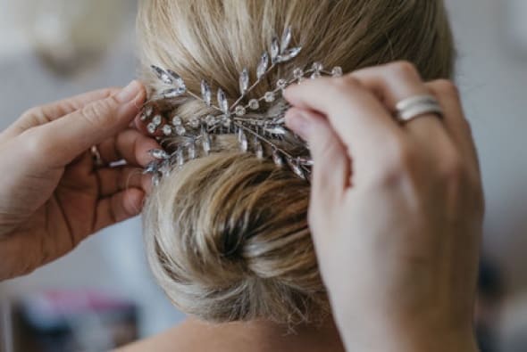 Bridal hair