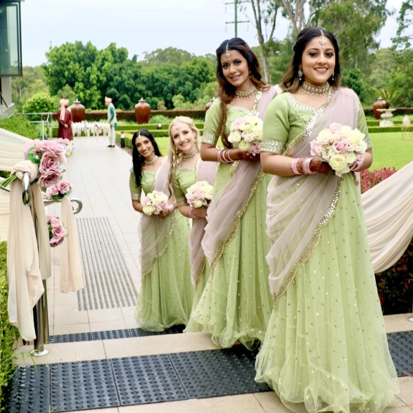 Here comes the bride...