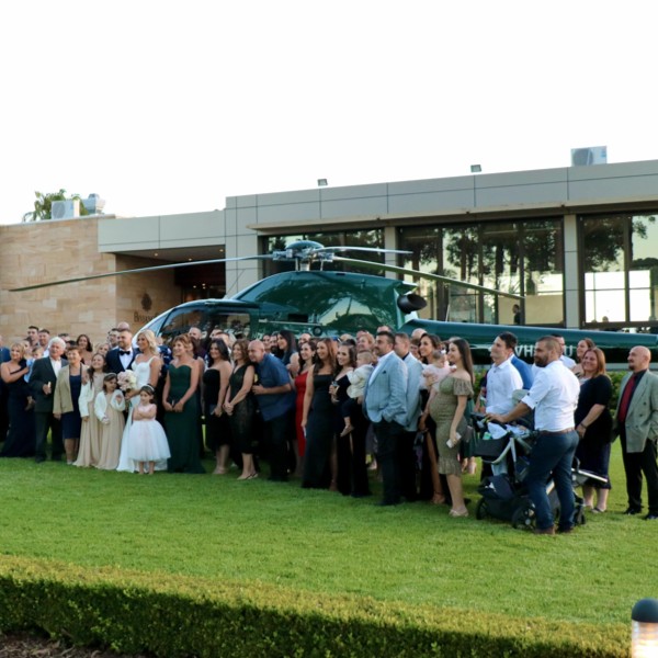 Helicopter entrance...