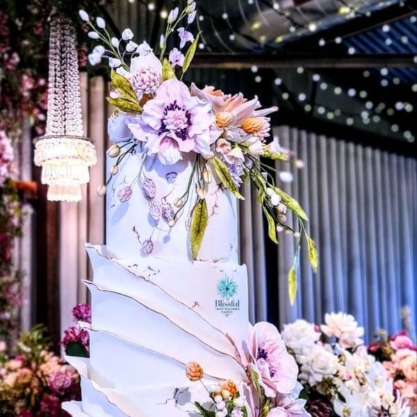 SPRING SUGAR FLORAL WEDDING CAKE