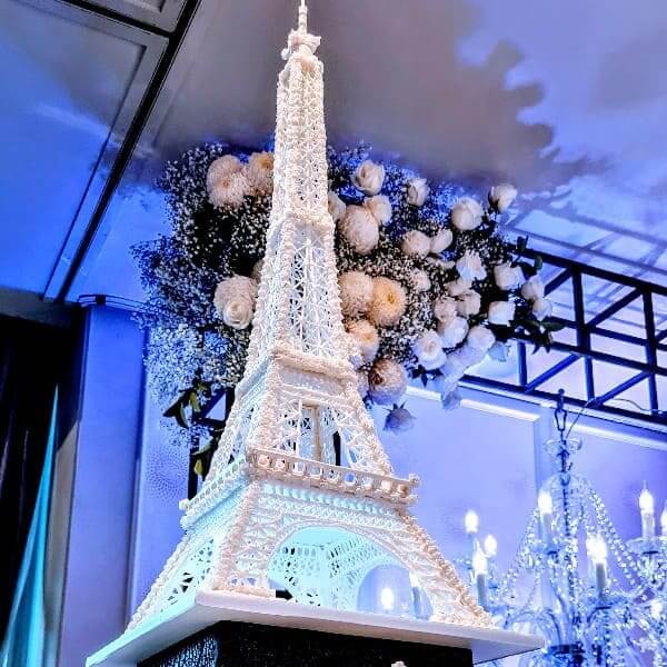 Eiffel Tower Wedding Cake