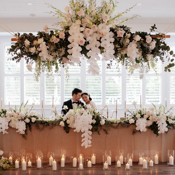 Styled bridal table