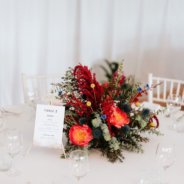 Reception Table Flowers