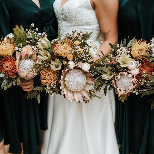 Lush and vibrant seasonal natives, creating a statement for all arrangements, a very special feeling