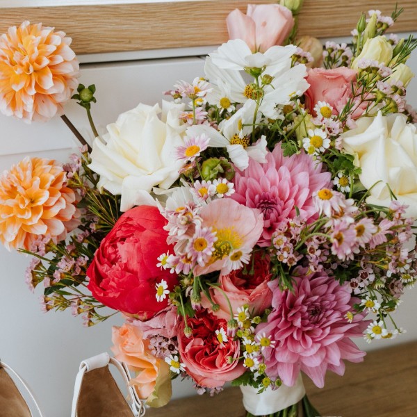 Spring Toned bespoke bridal bouquet