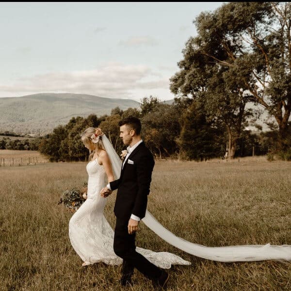 Jess and Campbell at Bulong Estate.  Sheree Dubois Photography.