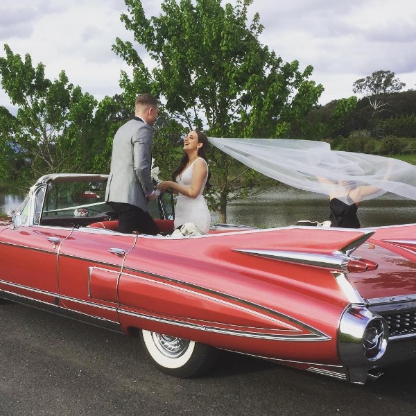 Caddyman Cadillac Car Hire - Melbourne Weddings 1