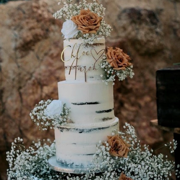 Floral Semi-Naked 6,8,10 inch