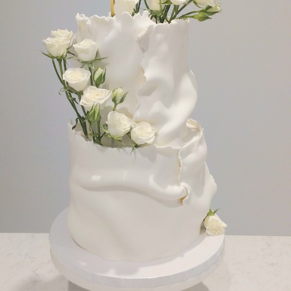 2 Tier Fondant Ruffle- 4 and 6 inch