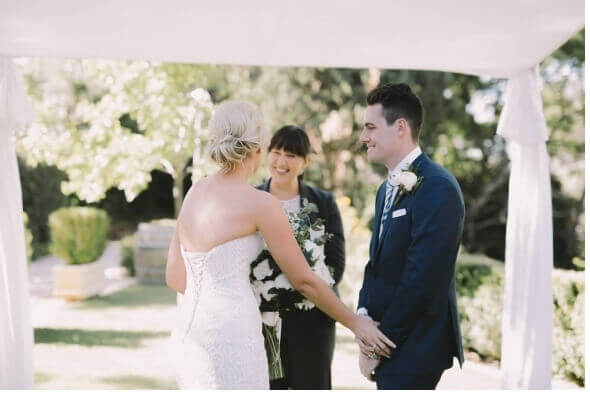 Relaxed and warm wedding ceremonies by Celebrant Camille Abbott