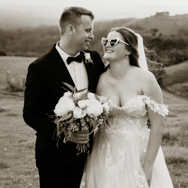 Bride & Groom Black & White