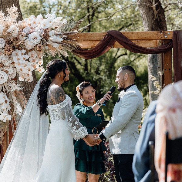 The 'I DO' part of ceremony